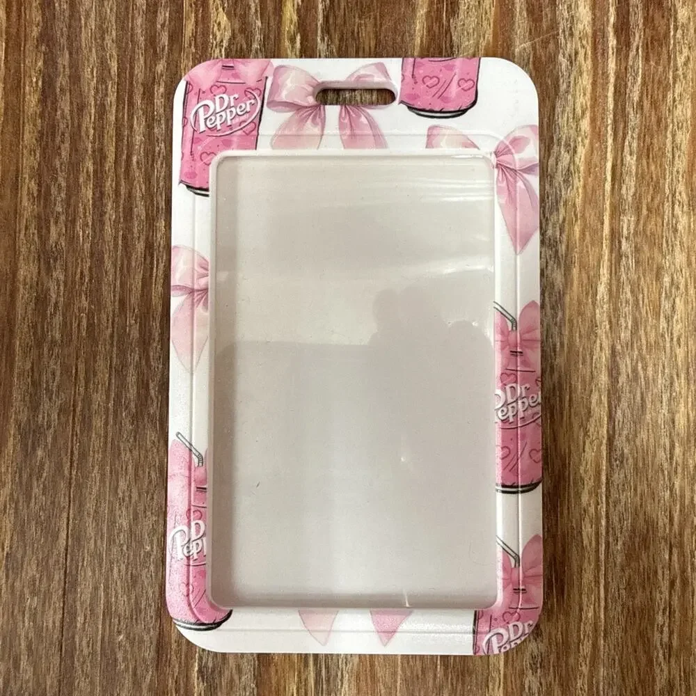 Dr Pepper Girly Badge ID Holder
